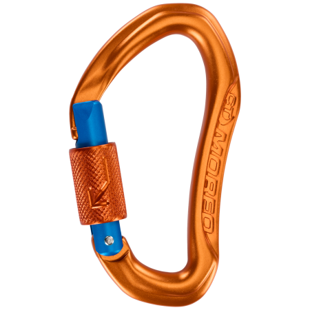 Karabiner Climbing Technology Morfo BG (brilock gate) orange/blau Orange/Blue