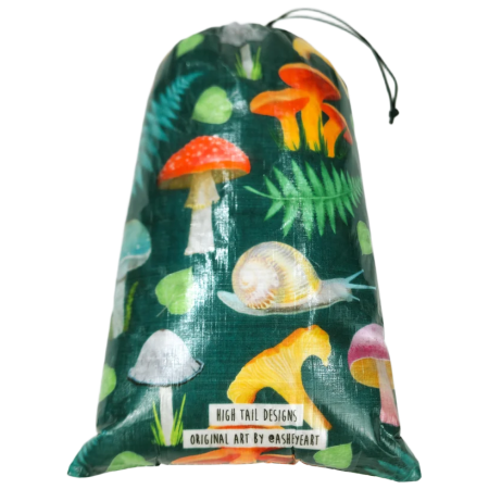 Hülle High Tail Designs Drawstring Stuff Sack Forest Mushroom grün Forest Mushroom