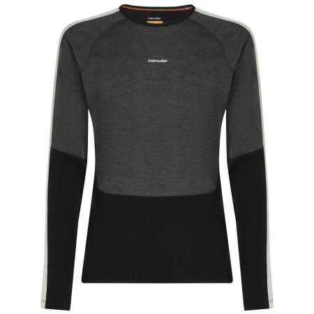 Herren-Funktionsshirt Icebreaker Men Merino 200 Oasis+ LS Crewe grau/schwarz Blk/Jtht/Und/Cb