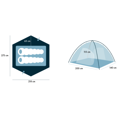 Ultraleichtes Zelt Warg Litio 2