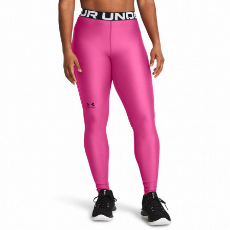 Damen-Leggings Under Armour HG Authentics Legging rosa/rot AstroPink/Black