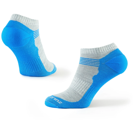 Socken Zulu Merino Summer blau/grau blue/grey
