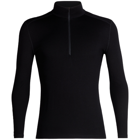 Herren Funktions-Sweatshirt Icebreaker M 260 Tech LS Half Zip schwarz Black