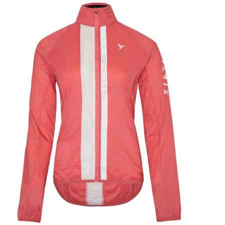 Damen Fahrradjacke Silvini Gela rot coral-white