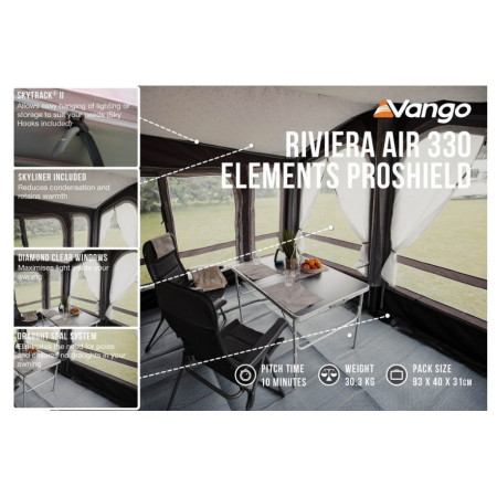 Vorzelt Vango Riviera Air 330 Elements ProShield