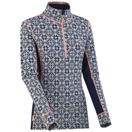 Damen-Funktionsshirt Kari Traa Rose Half Zip blau/grau Calm