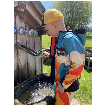 Kinder-Softshell-Jacke WAMU Mountain Bike