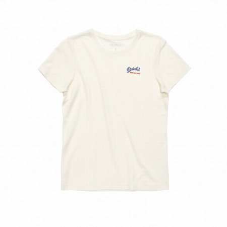 Damen-T-Shirt Devold Classic "Script" Tee Wmn weiß White