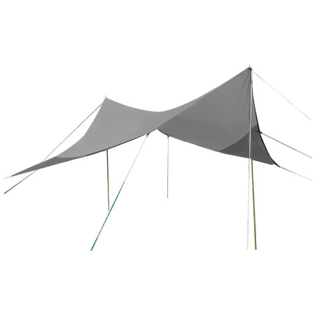 Plane gegen Sonne und Regen Bo-Camp Tarp Travel diamond 5 x 5 m grau Grey