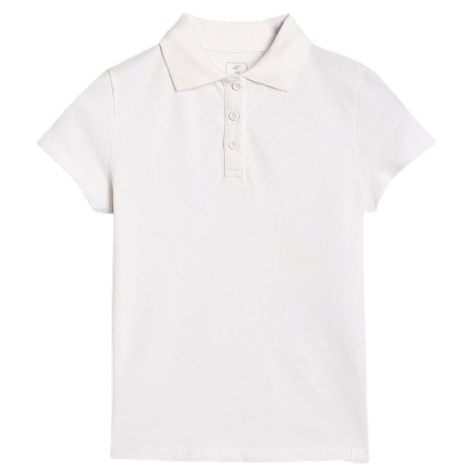 Kinder-T-Shirt 4F Polo Shirt F613 weiß WHITE
