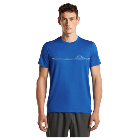 Herren-T-Shirt Icebreaker Men Merino 150 Tech Lite SS Tee Range Stripes