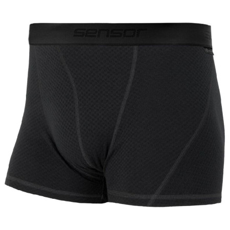 Herrenshorts Sensor Double Face Merino Wool schwarz Black