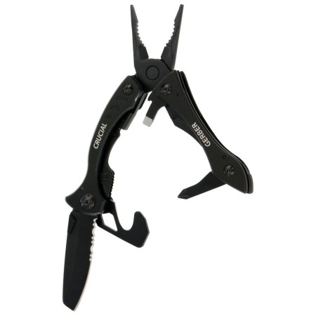 Multitool Gerber Crucial Black schwarz Black