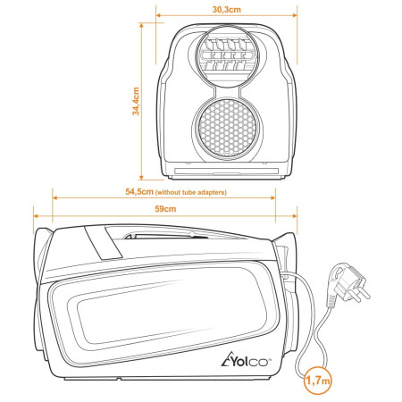 Klimaanlage Yolco TC390