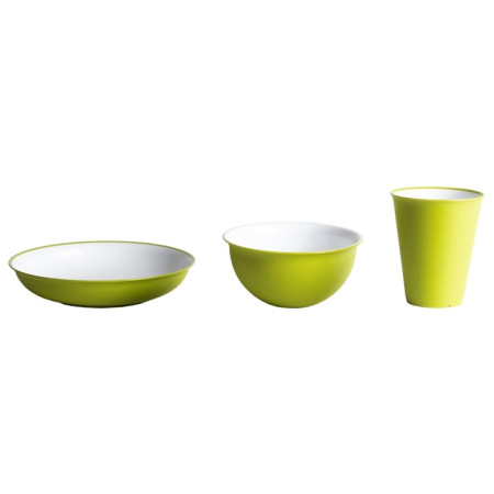 Geschirrset Omada Sanaliving Set 3pcs grün Verdemel