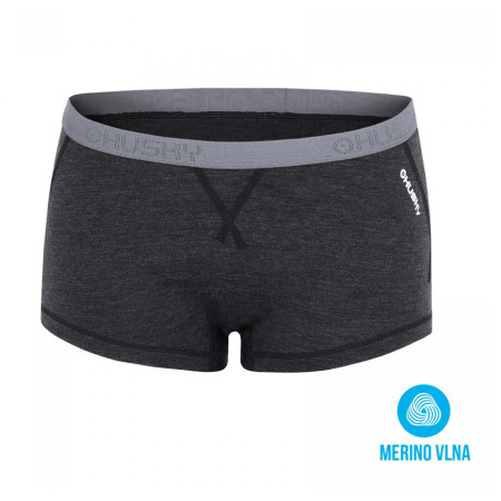 Damen-Funktionsslips Husky Termoprádlo Merino 100 schwarz black