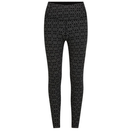 Damen-Funktionsunterhose Icebreaker Women M 260 Tech Vrtx H R Leg AlpGeo schwarz/weiß Black/Snow/J