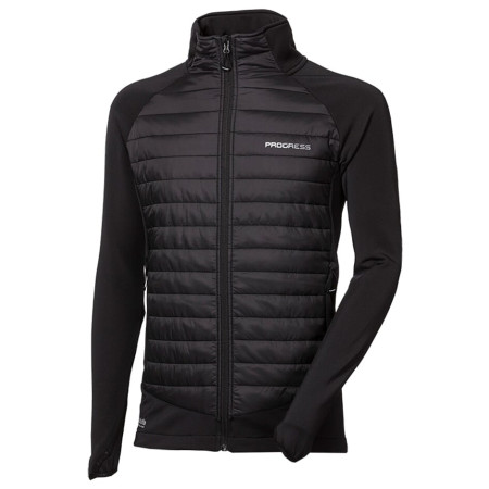 Herren Funktions-Sweatshirt Progress Hybrid schwarz