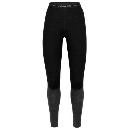 Damen-Leggings Icebreaker ZoneKnit™ 260 Leggings schwarz black/jet heather/cb