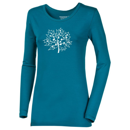 Damen-T-Shirt Progress OS SONJA "MAPLE" 24TO blau Petrol