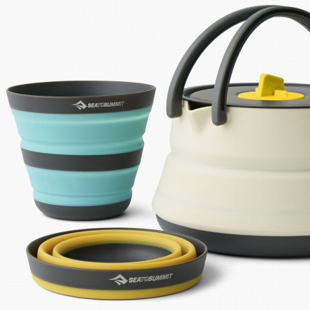 Geschirrset Sea to Summit Frontier UL Collapsible Kettle Cook Set 2P 3 Piece