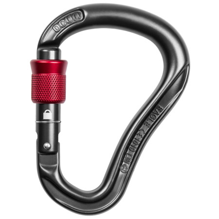 Karabiner Ocún EAGLE HMS screw grau Anthracite