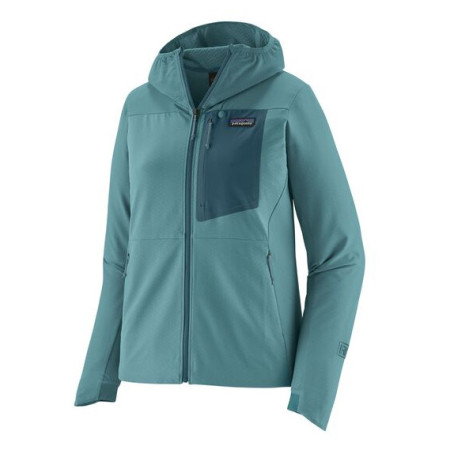 Damen-Softshell-Jacke Patagonia R1 CrossStrata Hoody