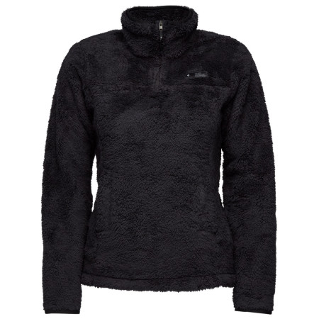 Damen-Sweatshirt Black Diamond Roadie QTR Zip Fleece schwarz Black