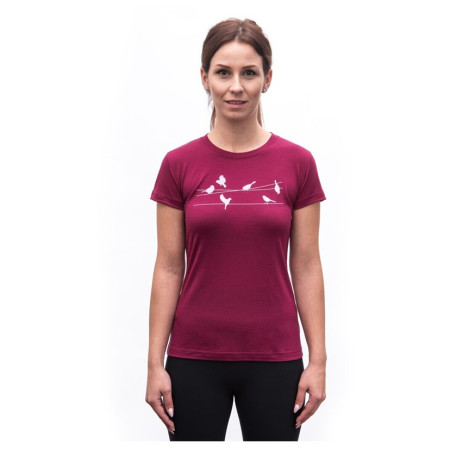 Damen-Funktionsshirt Sensor Merino Active Songbirds