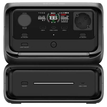 Aufladestation EcoFlow River 3 Plus - přídavná baterie 300 schwarz černá