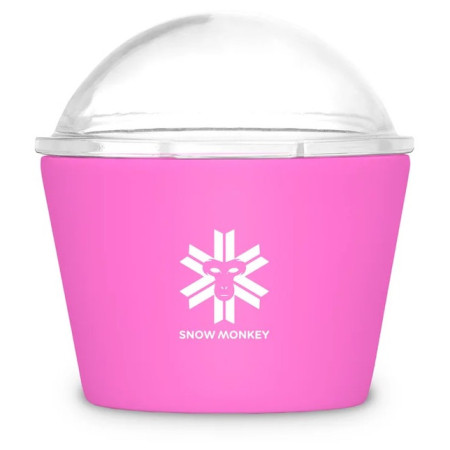 Thermobehälter fürs Essen Snow Monkey Freezie rosa/weiß pink