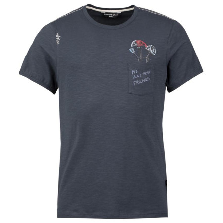 Herren T-Shirt Chillaz Pocket Friends dunkelblau dark blue