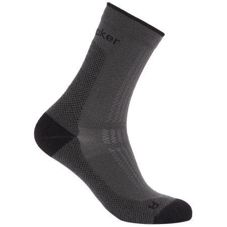 Damensocken Icebreaker W Mer Hike+ Ultralight Quarter grau OBSIDIAN/BLACK