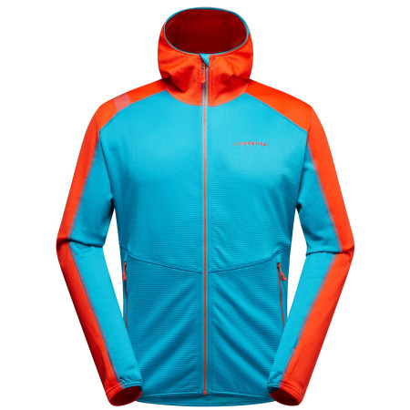 Herren-Sweatshirt La Sportiva Upendo Hoody M orange/blau Tropic Blue/Cherry Tomato