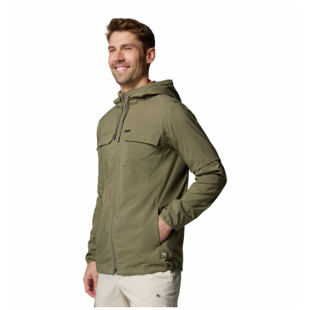 Herren Windjacke Columbia Skien Valley™ Hooded Long sleeve Shirt