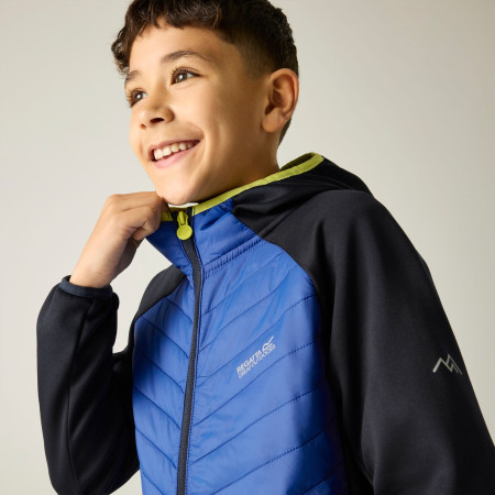 Kinderjacke Regatta Junior Andreson Hybrid Nvy/OlympBlu