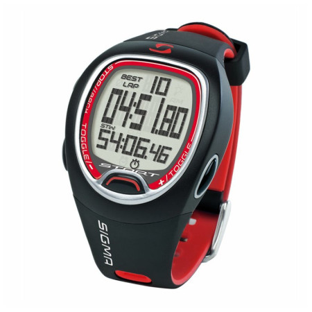 Armbanduhr Sigma SC 6.12 schwarz/rot