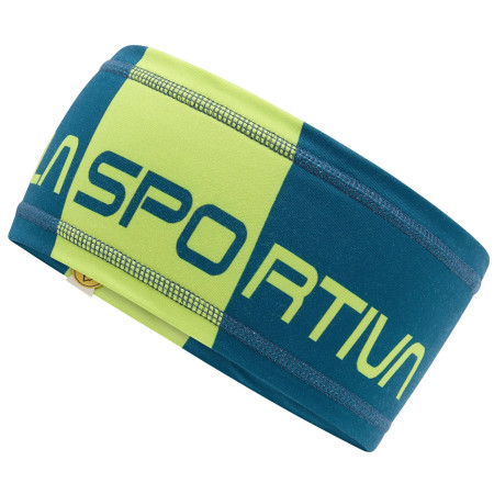 Stirnband La Sportiva Diagonal Headband grün/hellgrün Storm Blue/Lime Punch