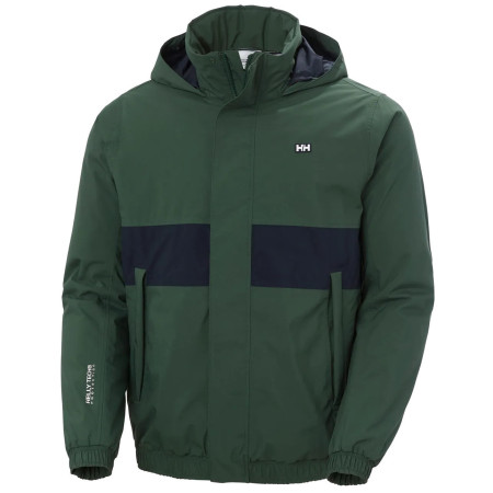 Herren-Winterjacke Helly Hansen Smoegen Insulated Rain Jacket grün JUNGLE GREEN STRIPE