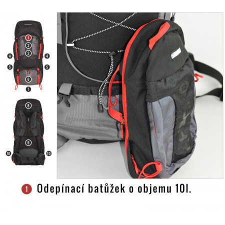 Rucksack Husky Samont 60+10 L