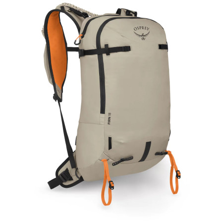 Batoh na lyže Osprey Firn 18 hellgrau sandy grey/tequila orange