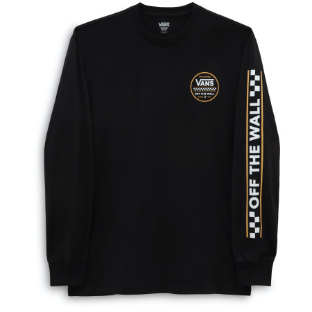 Herren-T-Shirt Vans Stackton Ls schwarz Black