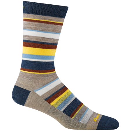 Herrensocken Darn Tough Druid Crew Lightweight mix1 rye