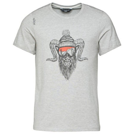 Herren T-Shirt Chillaz Rock Hero Winter hellgrau grey melange
