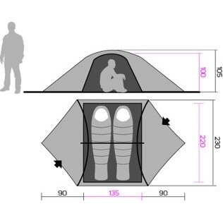 Wanderzelt Hannah Eagle 2