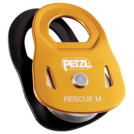 Umlenkrolle Petzl Rescue M gelb/schwarz Yellow