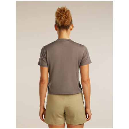 Damen-T-Shirt Icebreaker Merino 150 Tech Lite SS Crop Tee Seed Story