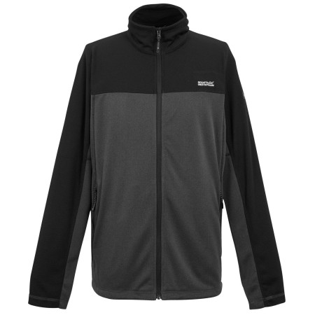 Herren-Sweatshirt Regatta Highton Full Zip Midlayer grau Ash/Black