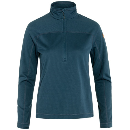 Damen-Sweatshirt Fjällräven Abisko Lite Fleece Half Zip W blau Indigo Blue