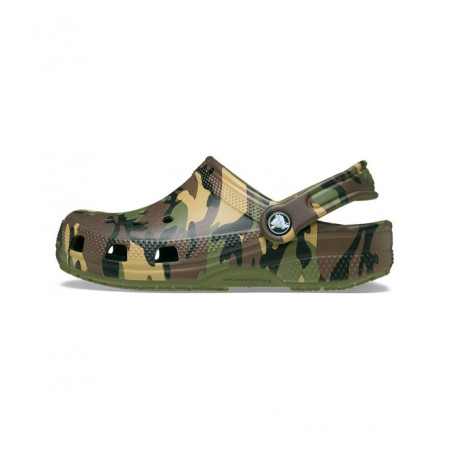 Kinderpantoffeln Crocs Classic Camouflage Clog Army Green/Multi